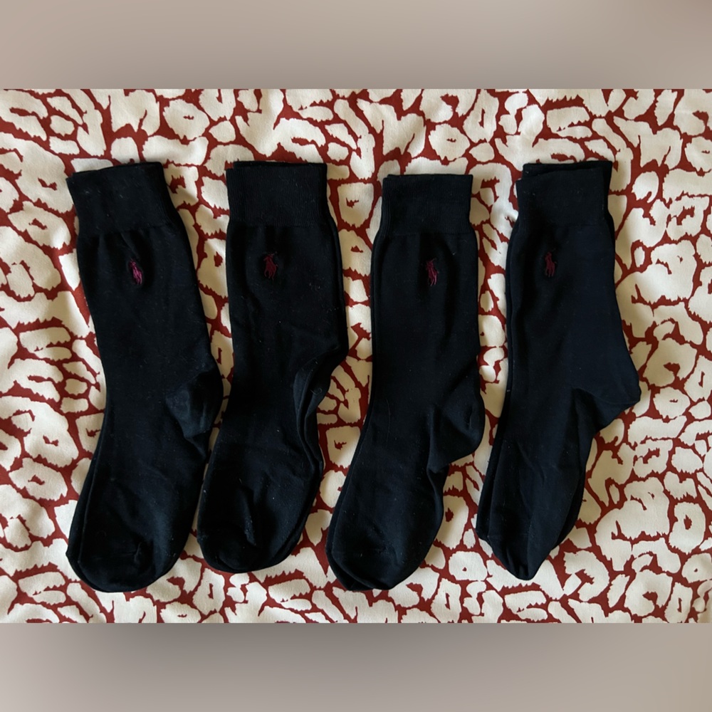 Polo Ralph Lauren Fil D’Ecosse Cotton Sock Set 6 - 9 US - Picture 2 of 5